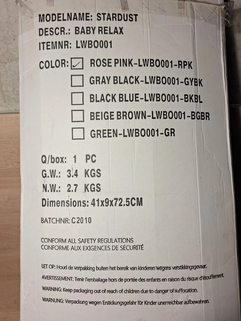 Transat Little World – Stardust LWB0001 – Rose – Neuf avec étiquette – photo 5